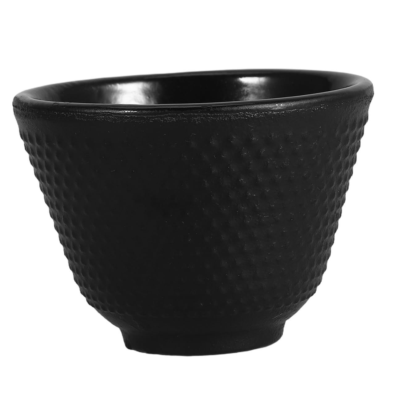 DECHOUS Чайная чашка Чайная чашка Чугунная ретро-чашка Железная чашка Чайная чашка Чайная чаша Железная чайная утварь Главная (Одиночный Кубок) чёрный