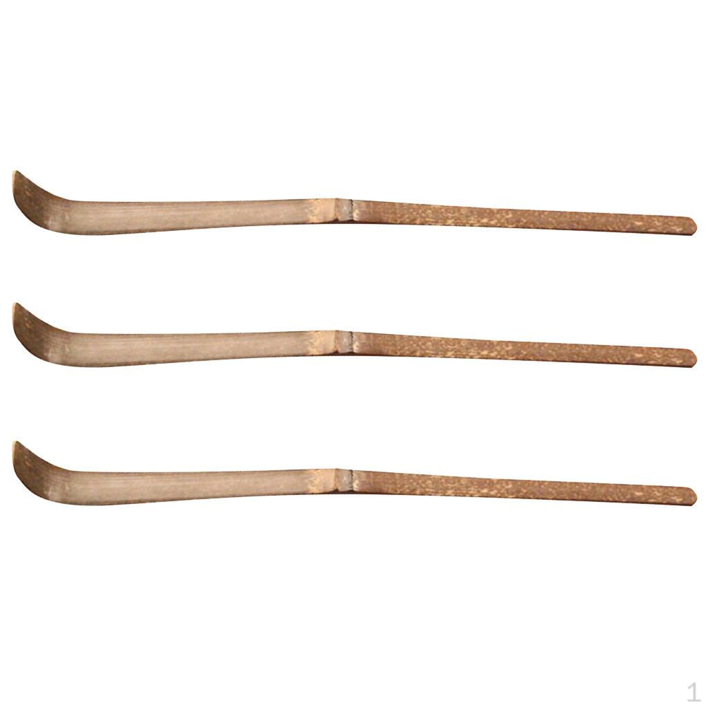 3 шт. бамбуковая чайная ложка, ложка для матча, чайная посуда, аксессуар для чайной церемонии