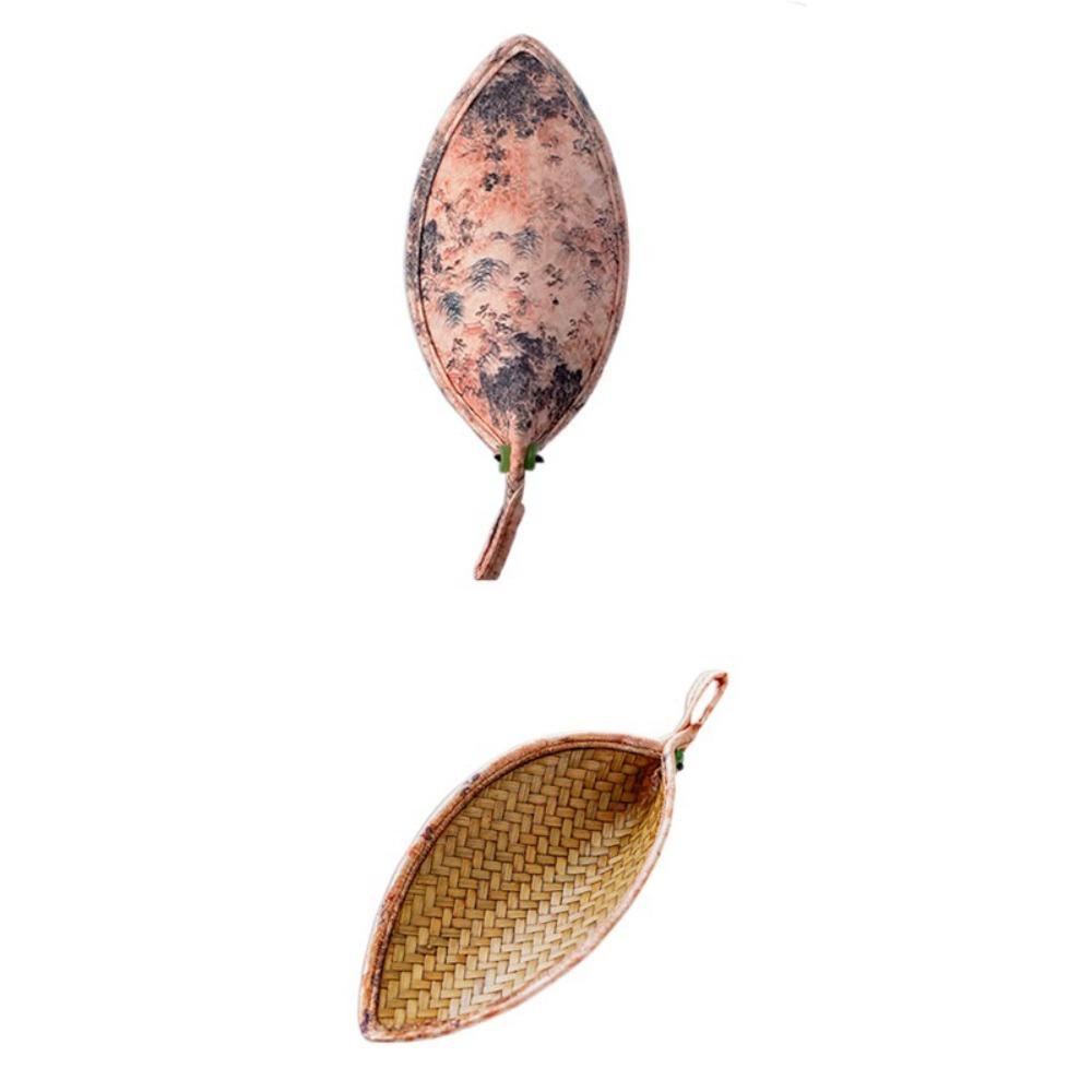 Бамбуковая плетеная чайная чаша овальная лопатка для чайной пыли чайная посуда чайная лопатка чайная комната Style H