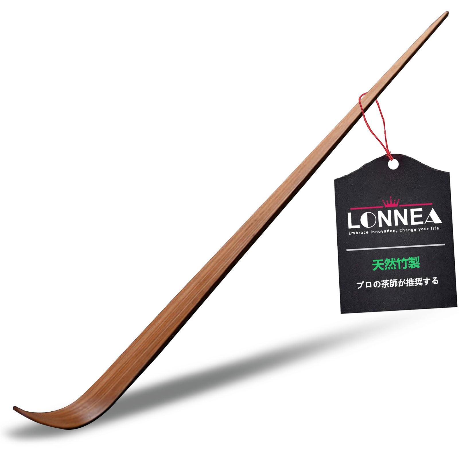 LONNEA Chashaku Обугленная бамбуковая чайная утварь Бамбуковая чайная ложка Чайная ложка для порошка матча Натуральная бамбуковая чайная утварь Чайная церемония